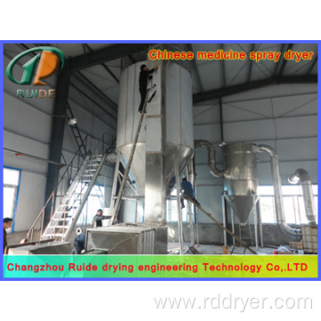 Edible perfume spray drying tower